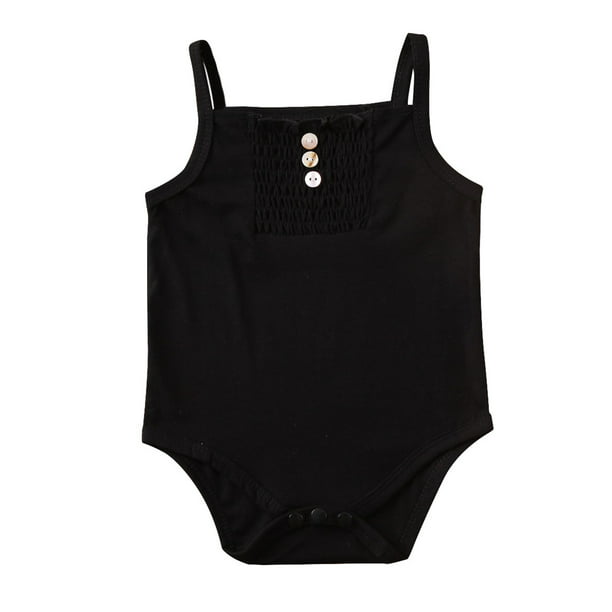 Pudcoco Newborn Baby Boys Girls Sleeveless Romper Striped Straps Overall Shorts Cross Back Bodysuit